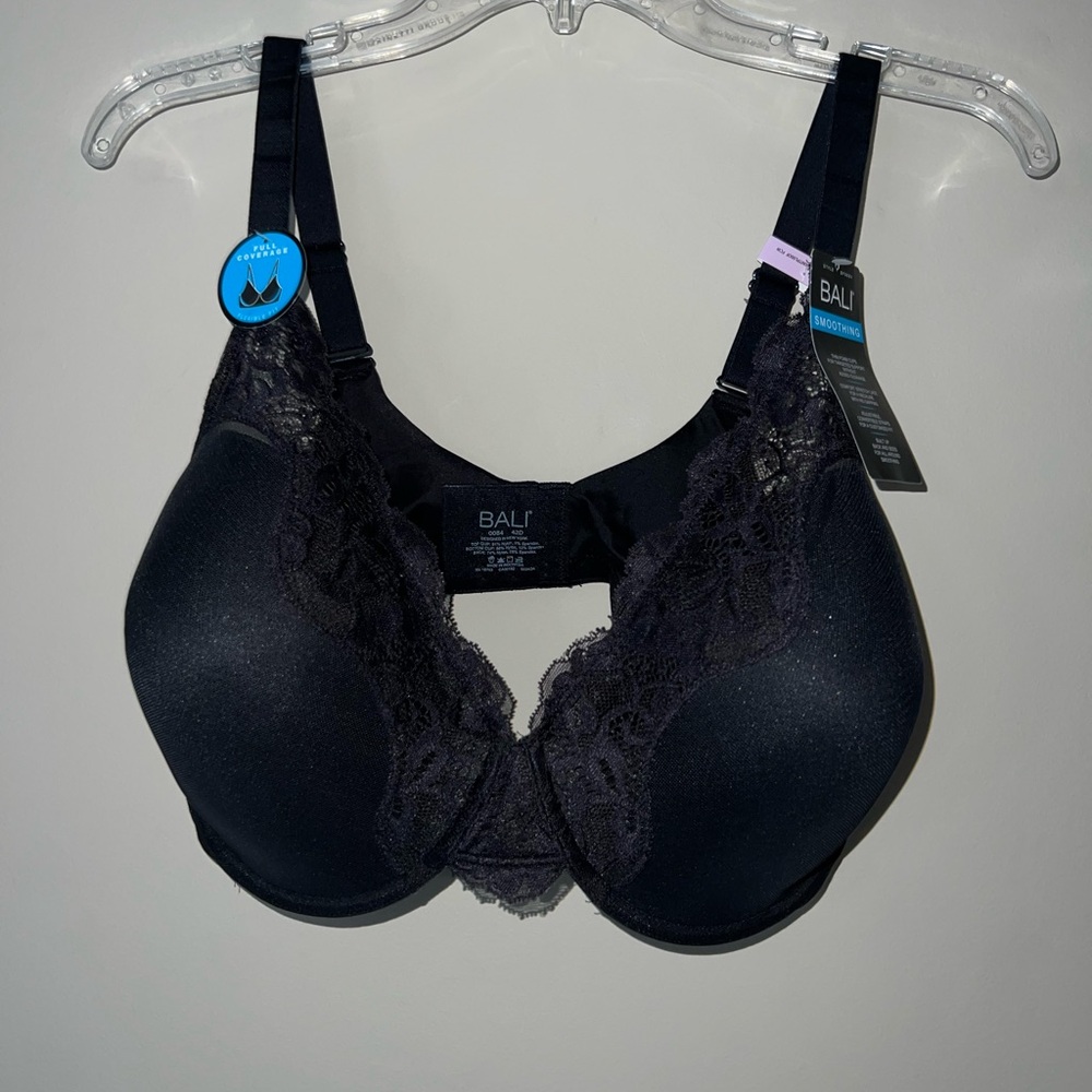 Bali One Smooth U Comfort Lace Bra - 42D - NWT